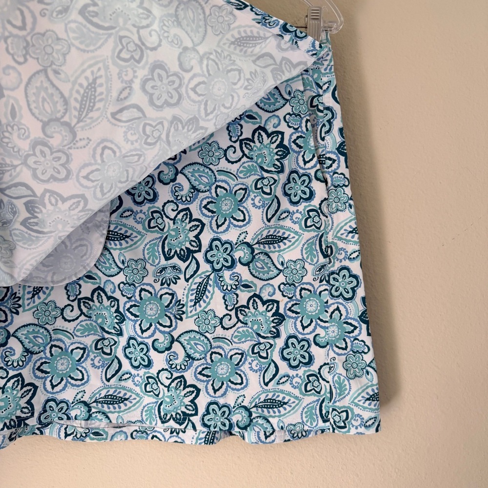 RipSkirt Floral Hawaii Wrap Skirt Medium- Lenght 2 Seaglass Florals Paisley - Picture 4 of 15